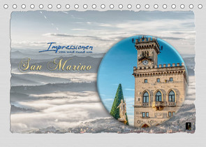 Impressionen – von und rund um San Marino (Tischkalender 2023 DIN A5 quer) von HC Bittermann,  Photograph