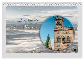 Impressionen – von und rund um San Marino (Tischkalender 2024 DIN A5 quer), CALVENDO Monatskalender von HC Bittermann,  Photograph