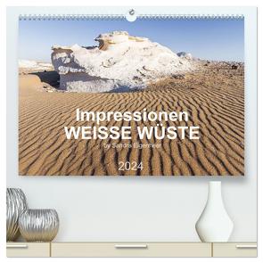 Impressionen – Weiße Wüste (hochwertiger Premium Wandkalender 2024 DIN A2 quer), Kunstdruck in Hochglanz von Eigenheer,  Sandra