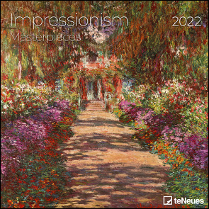 Impressionism 2022 – Wand-Kalender – Borschüren-Kalender – 30×30 – 30×60 geöffnet – Kunst-Kalender