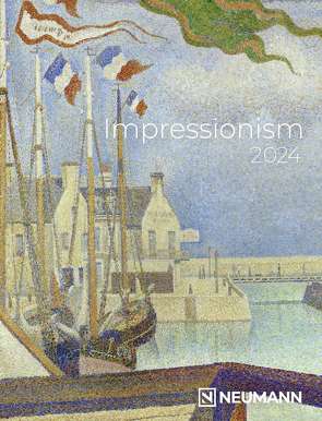 Impressionism 2024 – Diary – Buchkalender – Taschenkalender – Kunstkalender – 16,5×21,6