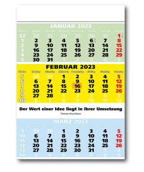 IMPULS-3-Monatsspruch-Kalender 2023