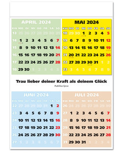 IMPULS-4-Monatsspruch Kalender 2024