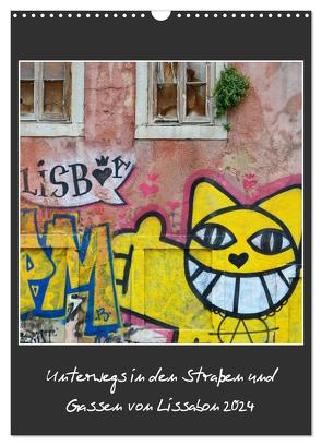 In den Straßen und Gassen von Lissabon 2024 (Wandkalender 2024 DIN A3 hoch), CALVENDO Monatskalender von Heinemann,  Holger