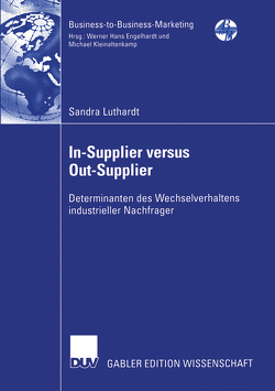 In-Supplier versus Out-Supplier von Luthardt,  Sandra