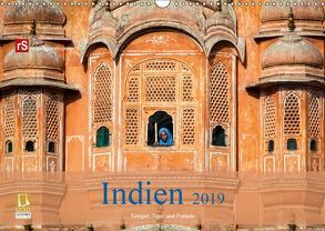 Indien 2019 Tempel, Tiger und Paläste (Wandkalender 2019 DIN A3 quer) von Bergwitz,  Uwe