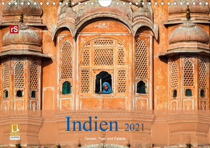 Indien 2021 Tempel, Tiger und Paläste (Wandkalender 2021 DIN A4 quer) von Bergwitz,  Uwe