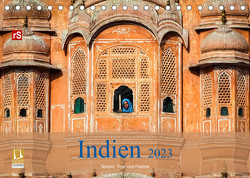 Indien 2023 Tempel, Tiger und Paläste (Tischkalender 2023 DIN A5 quer) von Bergwitz,  Uwe