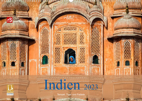 Indien 2023 Tempel, Tiger und Paläste (Wandkalender 2023 DIN A2 quer) von Bergwitz,  Uwe