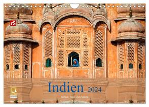 Indien 2024 Tempel, Tiger und Paläste (Wandkalender 2024 DIN A4 quer), CALVENDO Monatskalender von Bergwitz,  Uwe