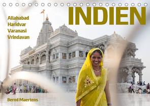 INDIEN Allahabad Haridwar Varanasi Vrindavan (Tischkalender 2022 DIN A5 quer) von Maertens,  Bernd
