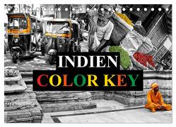 Indien Colorkey (Tischkalender 2024 DIN A5 quer), CALVENDO Monatskalender von Buchspies,  Carina