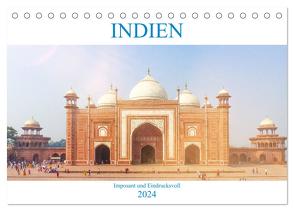 Indien – Imposant und Eindrucksvoll (Tischkalender 2024 DIN A5 quer), CALVENDO Monatskalender von pixs:sell,  pixs:sell