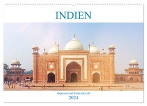 Indien – Imposant und Eindrucksvoll (Wandkalender 2024 DIN A2 quer), CALVENDO Monatskalender von pixs:sell,  pixs:sell