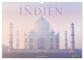 Indien: Menschen • Farben • Religionen (Wandkalender 2024 DIN A3 quer), CALVENDO Monatskalender von Benninghofen,  Jens