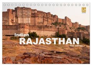 Indien – Rajasthan (Tischkalender 2024 DIN A5 quer), CALVENDO Monatskalender von Schickert,  Peter