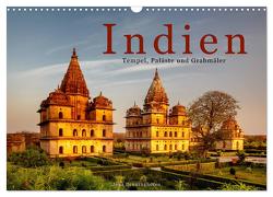 Indien: Tempel, Paläste und Grabmäler (Wandkalender 2024 DIN A3 quer), CALVENDO Monatskalender von Benninghofen,  Jens