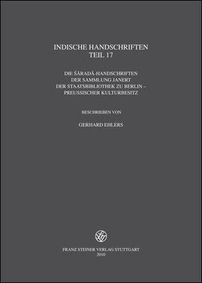 Indische Handschriften von Ehlers,  Gerhard