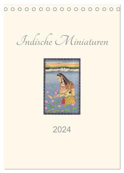 Indische Miniaturen (Tischkalender 2024 DIN A5 hoch), CALVENDO Monatskalender von Woehlke,  Juergen
