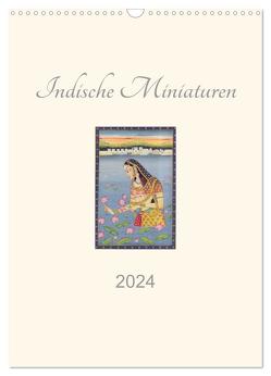 Indische Miniaturen (Wandkalender 2024 DIN A3 hoch), CALVENDO Monatskalender von Woehlke,  Juergen