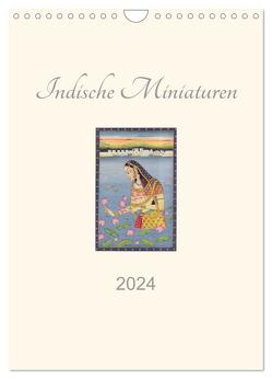 Indische Miniaturen (Wandkalender 2024 DIN A4 hoch), CALVENDO Monatskalender von Woehlke,  Juergen