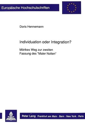 Individuation oder Integration? von Hennemann,  Doris