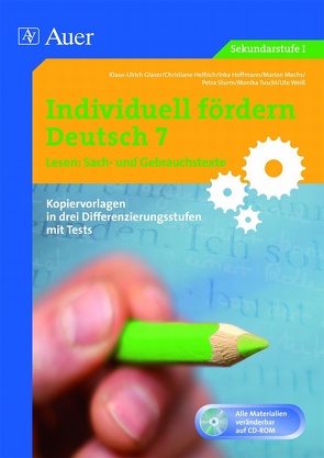 Individuell fördern 7 Lesen: Sachtexte von Schlamp,  Katharina, u.a.