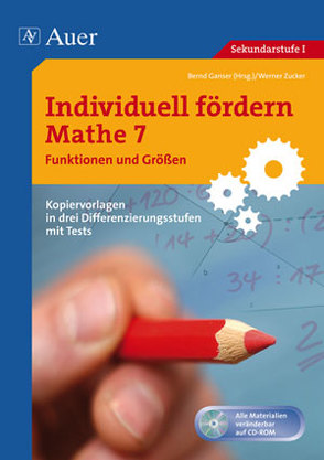 Individuell fördern Mathe 7, Funktionen & Größen von Zucker,  Werner