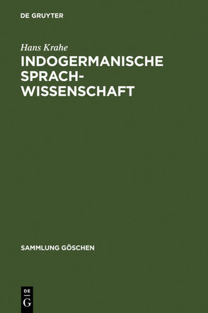 Indogermanische Sprachwissenschaft von Krahe,  Hans