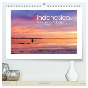 Indonesien. Bali – Java – Sulawesi (hochwertiger Premium Wandkalender 2024 DIN A2 quer), Kunstdruck in Hochglanz von Werner,  Reinhard