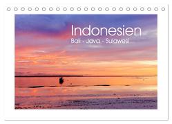 Indonesien. Bali – Java – Sulawesi (Tischkalender 2024 DIN A5 quer), CALVENDO Monatskalender von Werner,  Reinhard