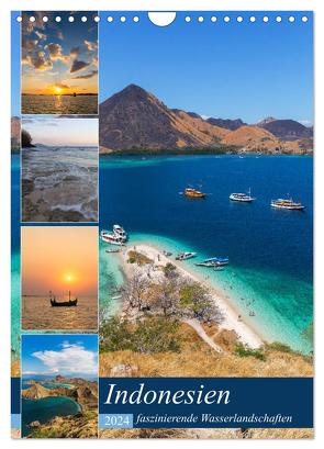Indonesien – faszinierende Wasserlandschaften (Wandkalender 2024 DIN A4 hoch), CALVENDO Monatskalender von Heiss,  Daniel