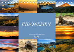 Indonesien – Inselparadies Flores & Komodo (Tischkalender 2023 DIN A5 quer) von Schaenzer,  Sandra