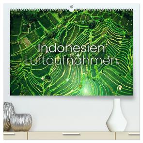 Indonesien Luftaufnahmen (hochwertiger Premium Wandkalender 2024 DIN A2 quer), Kunstdruck in Hochglanz von SF,  SF
