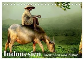 Indonesien. Menschen und Natur (Tischkalender 2024 DIN A5 quer), CALVENDO Monatskalender von Stanzer,  Elisabeth
