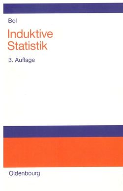 Induktive Statistik von Bol,  Georg