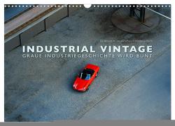 INDUSTRIAL VINTAGE – Graue Industriegeschichte wird bunt (Wandkalender 2024 DIN A3 quer), CALVENDO Monatskalender von Oelschläger,  Wilfried