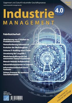Industrie 4.0 Management 1/2018 (E-Journal) von Gronau,  Norbert