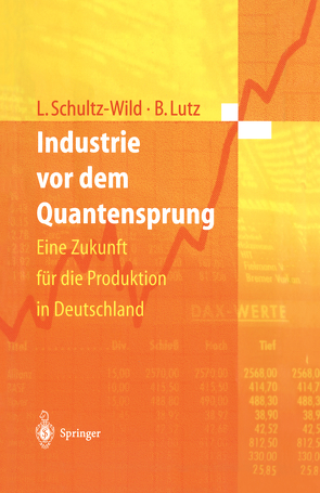 Industrie vor dem Quantensprung von Lutz,  Burkart, Schultz-Wild,  Lore
