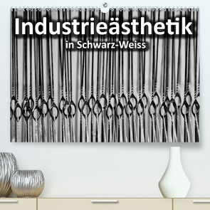 Industrieästhetik in Schwarz-Weiss (Premium, hochwertiger DIN A2 Wandkalender 2021, Kunstdruck in Hochglanz) von Bücker,  Michael, Grasse,  Dirk, Hegerfeld-Reckert,  Anneli, Uppena,  Leon