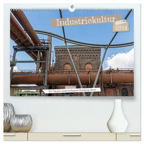 Industriekultur – Ein Tag im Landschaftspark Duisburg-Nord (hochwertiger Premium Wandkalender 2024 DIN A2 quer), Kunstdruck in Hochglanz von Braunleder,  Gisela