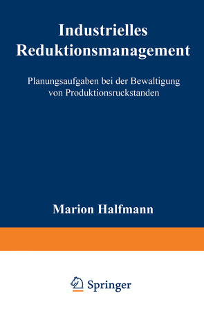 Industrielles Reduktionsmanagement von Halfmann,  Marion
