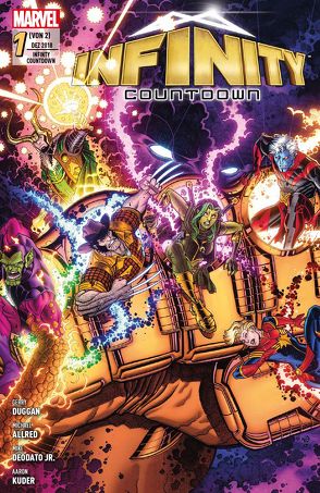 Infinity Countdown von Allred,  Michael, Deodato Jr.,  Mike, Duggan,  Gerry, Kuder,  Aaron, Rösch,  Alexander, To,  Marccus