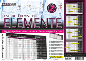 Info-Tafel-Set Liste der chemischen Elemente von Schulze Media GmbH