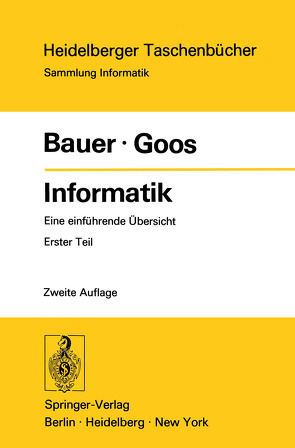 Informatik von Bauer,  F. L., Goos,  G.