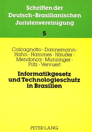 Informatikgesetz und Technologieschutz in Brasilien von Hahn,  Michael