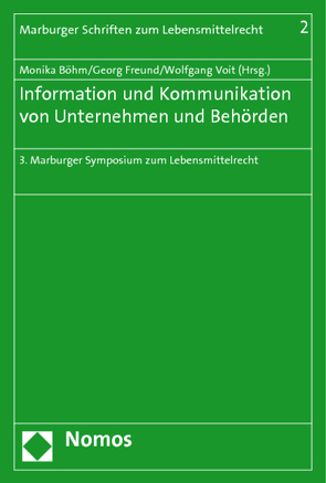 Information und Kommunikation von Unternehmen und Behörden von Böhm,  Monika, Freund,  Georg, Voit,  Wolfgang