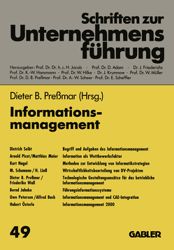 Informationsmanagement von Dieter B.,  Preßmar