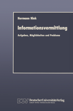 Informationsvermittlung von Nink,  Hermann