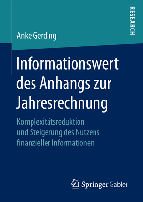 Informationswert des Anhangs zur Jahresrechnung von Gerding,  Anke
